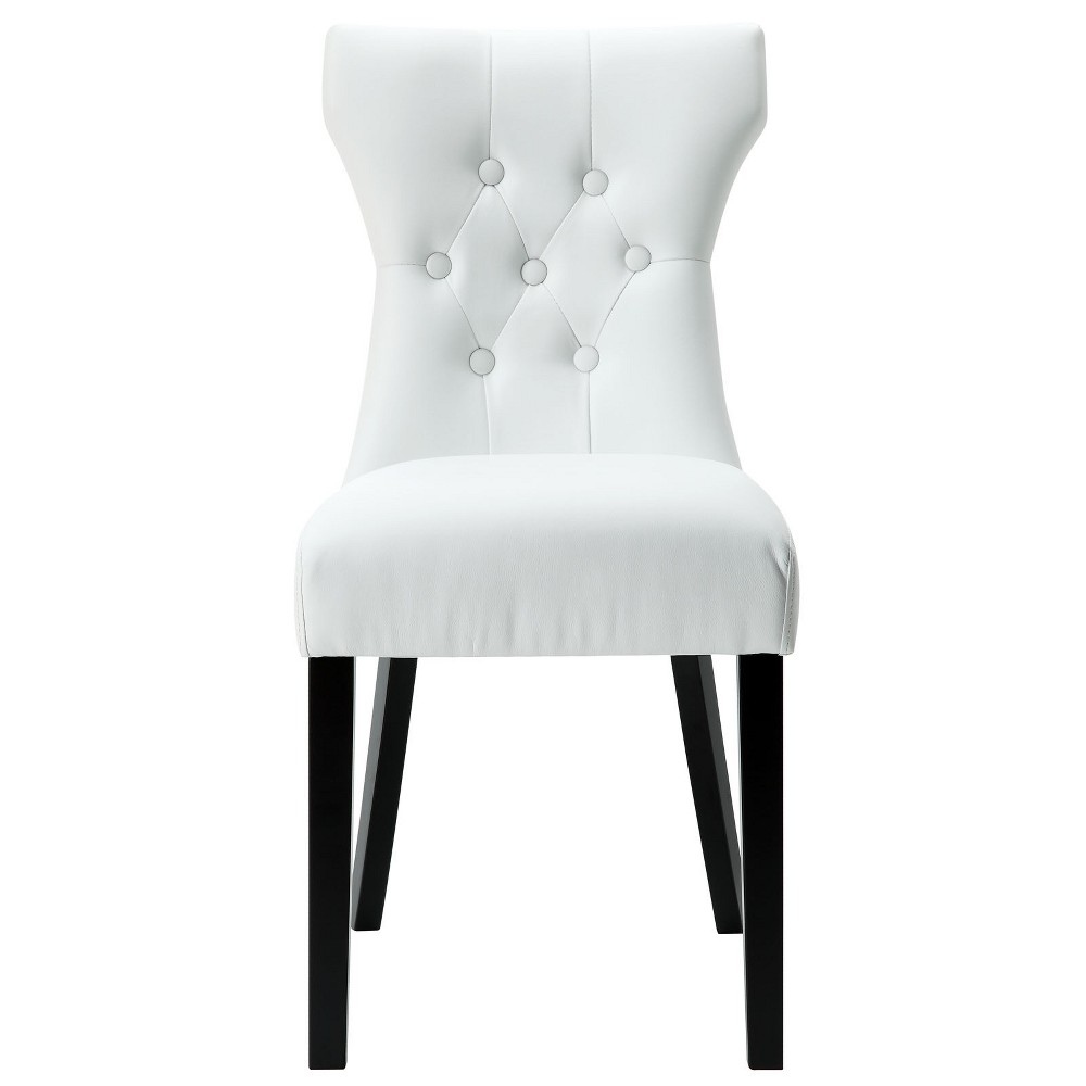 UPC 848387001537 product image for Silhouette Dining Vinyl Side Chair White - Modway | upcitemdb.com