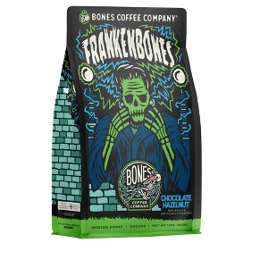 Bones Coffee Company Frankenbones, Chocolate Hazelnut Flavor 12 oz (Ground) - 1 of 3