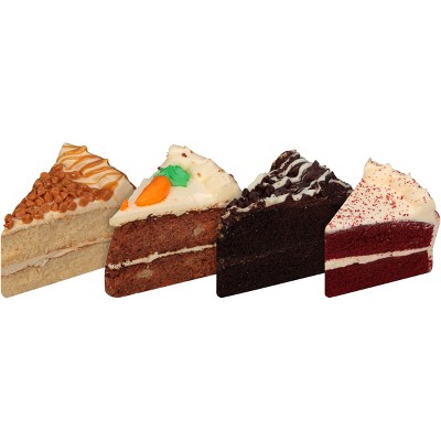 Rich's Double Layer Variety 8" Caramel, Carrot, Chocolate, Red Velvet Cake - 46oz