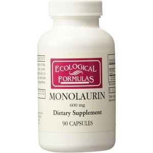 Ecological Formulas Monolaurin Dietary Supplement 600 mg – 90 Capsules. - 1 of 4