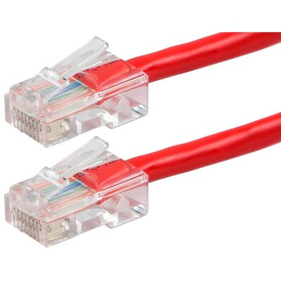 Monoprice Cat6 Ethernet Patch Cable - 20 Feet - Red, RJ45, Stranded, 550Mhz, UTP, Pure Bare Copper Wire, 24AWG - Zeroboot Series