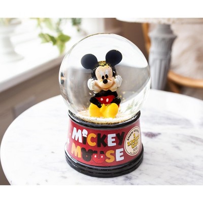 Mickey Mouse Light-Up Collectible Snow Globe with Clear Glitter