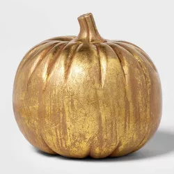 Pumpkin Gold Foil Mold Halloween Decorative Sculpture - Hyde & EEK! Boutique™