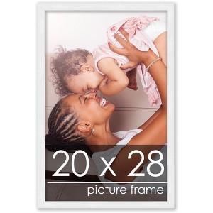 PosterPalooza | 20x28 Wood Frame with UV Acrylic, 6 Finishes: Black, White, Bronze, Silver, Wood, Mahogany - 1 of 4