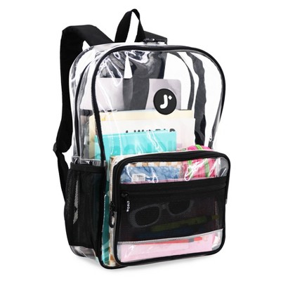 Рюкзаки JWorld Clear Transparent Tpu 17" Backpack - All Clear — фото 3