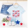 Simply Sage Market Women's Stars and Stripes With Stars Short Sleeve Graphic Tee - 4 of 4