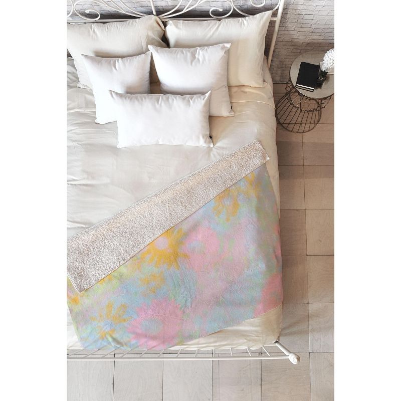 SunshineCanteen gentle flowers Fleece Blanket - Deny Designs, 1 of 3