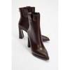 Aja - Burgundy Block Heel Convertible Knee High Boot (Women) | Prologue Shoes - 3 of 4
