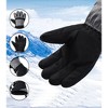 Alpine Swiss Mens Waterproof Gauntlet Snow Ski Gloves Winter Sport Snowboarding Windproof Warm 3M Thinsulate - 3 of 4