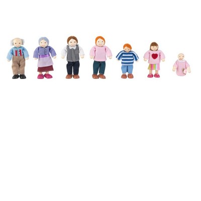 melissa and doug wooden doll family