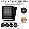 Big Dot of Happiness Graduation Cheers - 2025 Graduation Party Small Round Candy Stickers - Party Favor Labels - 324 Count - 3 of 4