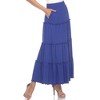 Whitemark Tiered Maxi Skirt - 2 of 4