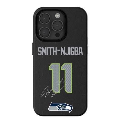Keyscaper NFL Seattle Seahawks Players Game Tactic MagSafe Compatible Cell Phone Case for Apple iPhone