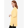 Woman Within Plus Size Perfect Three-Quarter-Sleeve Scoopneck Tunic - 4 of 4