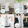 GROSCHE Milano Stovetop Espresso Maker Moka Pot Home Espresso Coffee Maker - 3 of 4