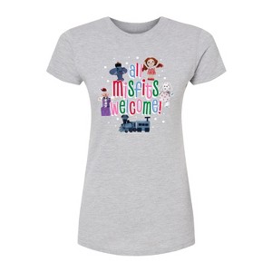 Women's - Rudolph - All Misfits Welcome Fitted Graphic T-Shirt - 1 of 3