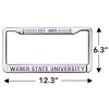 Weber State University Full Size Standard License Plate Metal Frame - 4 of 4