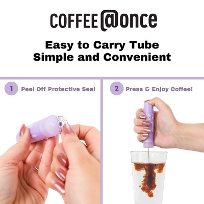 @Once Coffee Mocha Espresso Roast Single Serve Nitro Coffee Cartridges - 96g/6ct