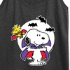 Women's - Peanuts - Snoopy Woodstock Vampire Graphic Racerback Tank - 2 of 4