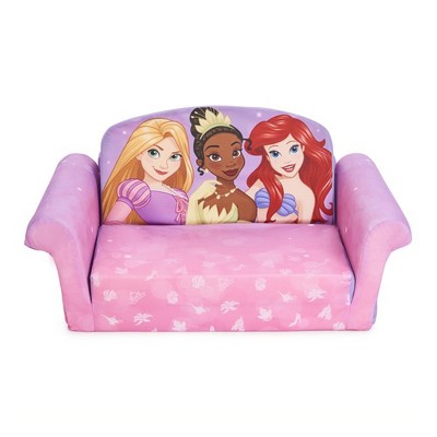 Disney Princess Toddler Chair Girls Kids Belle Ariel Cinderella Armchair Pink 
