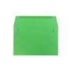 JAM Paper A9 Colored Invitation Envelopes 5.75 x 8.75 Green Recycled 98176 - 2 of 2