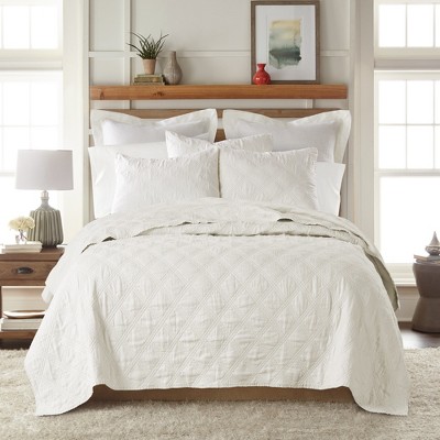 Linen Front/cotton Back Twin/twin Xl Quilt - Cream - Levtex Home : Target