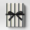 18' Christmas Fabric Ribbon Black Grosgrain - Wondershop™ - 2 of 3