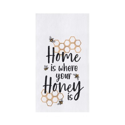 C&f Home Advice From A Bear Embroidered Waffle Weave Kitchen Towel : Target