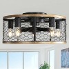 BestParts 20" Industrial Caged Ceiling Fan with Remote Control, Reversible Motor, Energy Efficiency - 2 of 4