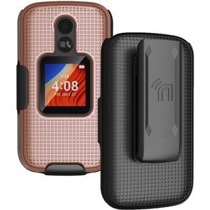 Nakedcellphone Case and Belt Clip Holster Combo for Alcatel TCL Flip 2 (T408DL, 4058G, 4058E) - 1 of 4