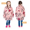 Catalonia Wearable Blanket Hoodie for Kids, Fleece Snuggy Sweatshirt Pullover, 4-12 Years Kids, Gift for Boys Girls, Gift Ideas - 4 of 4