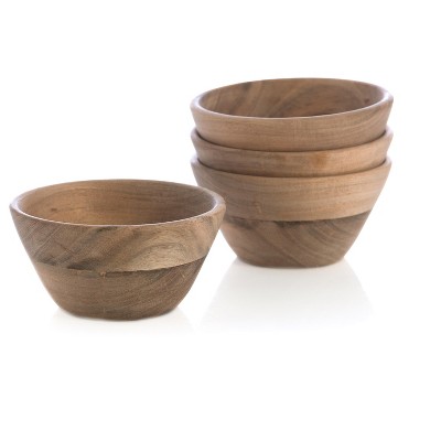 Set Of 4 Montana Bowls  - Brown - Shiraleah