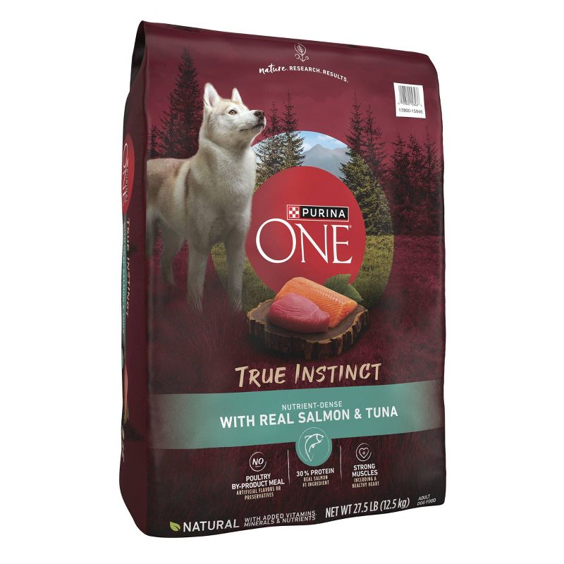 Purina ONE SmartBlend True Instinct with Real Salmon & Fish Adult Dry Dog Food, 5 of 9