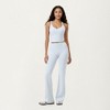 Anna-Kaci Active Women's High Waist Flare Sweatpants with Seamless Stretch Fit - 2 of 4