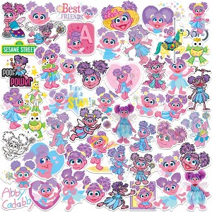 Sesame Street Abby Cadabby 50ct Vinyl Large Deluxe Stickers Variety Pack - 1 of 4