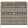 Garden Storage Cabinet PE Rattan Medium Durable  vidaXL - 4 of 4