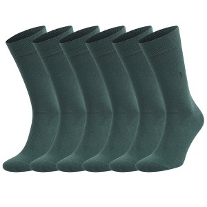 Men’s Bamboo Dress Socks – Seamless Toe, Moisture-Wicking | Available in 1, 3, or 6 Pairs - 1 of 4