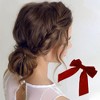 Unique Bargains Bow Duckbill Hair Clips Hairdo Clip 1 Pc - 2 of 4