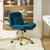 Nigel Modern Flannel Office Chair with Tilt and Adjustable Height Mecha|HULALA HOME - 3 of 4