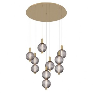 Eurofase Lighting Palmas 7 - Light Chandelier in  Gold - 1 of 2
