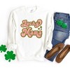 Simply Sage Market Women's Graphic Sweatshirt Lucky Mama Retro Clovers - 2 of 4