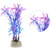 Unique Bargains Aquarium Plastic Plants for Fish Tank Landscape Decoration 3.94" 10 Pcs - 3 of 4