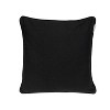 HomeRoots 20" Black and White Geometric Cotton Throw Pillow - 4 of 4