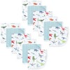 Hudson Baby Infant Boy 24Pc Cotton Muslin Washcloths, Dino, 10x10 in - 2 of 2