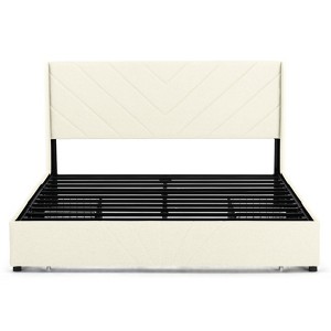 COMHOMA Metal Platform Bed Frame with Headboard,  3 Storage Drawers, Type-C&USB Ports - 1 of 4