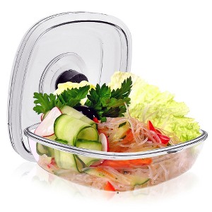 NutriChef Kitchen Air Vacuum Sealer Container - Air Sealing Food Canister Accessory (1+ Liter) - 1 of 4