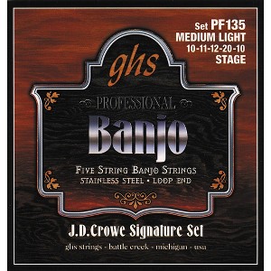 GHS J.D. Crowe Signature 5-String Banjo Medium Light Strings - 1 of 1