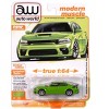 2023 Dodge Charger R/T Scat Pack Swinger Sublime Green Metallic "Modern Muscle" Series 1/64 Diecast Model Car by Auto World - 4 of 4
