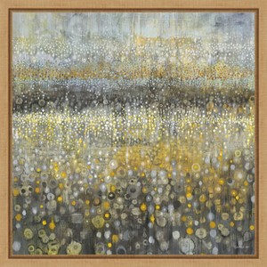 Amanti Art Rain Abstract II by Danhui Nai Framed Canvas Wall Art - 1 of 4