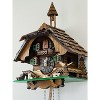 Quartz Cuckoo Clock – 10" Wooden Chalet with Girl on Rocking Horse – 12 Melodies By River City Clocks - 4 of 4